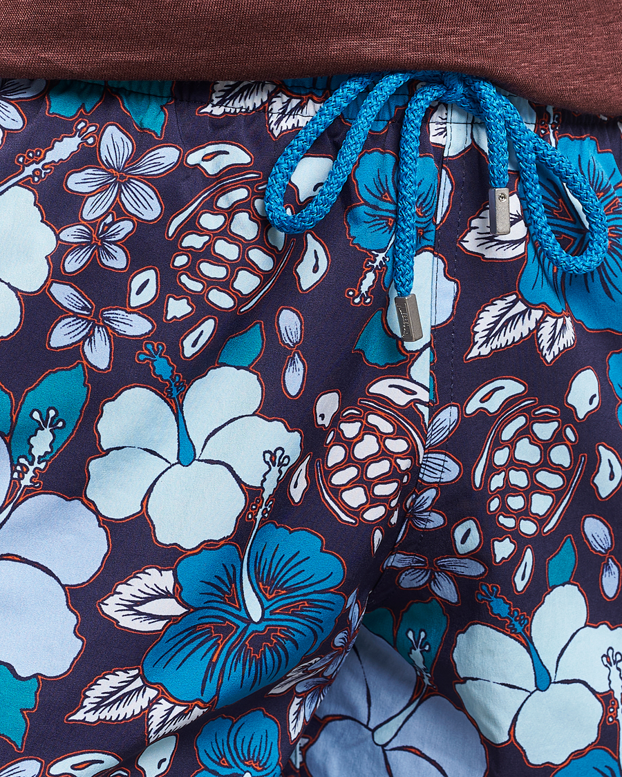 Herre | Badebukser | Vilebrequin | Moorise Printed Swimshorts Minuit