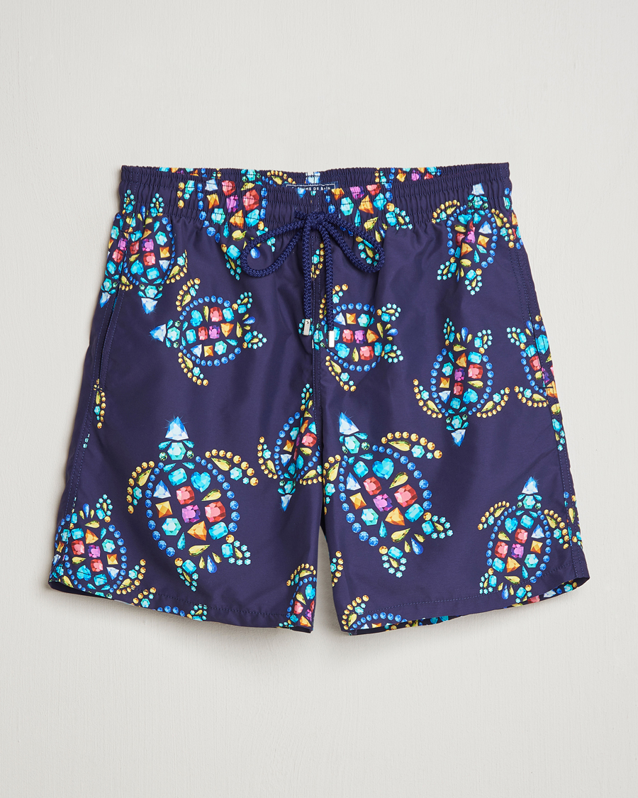 Herre | Badebukser | Vilebrequin | Moorea Printed Swimshorts Minuit