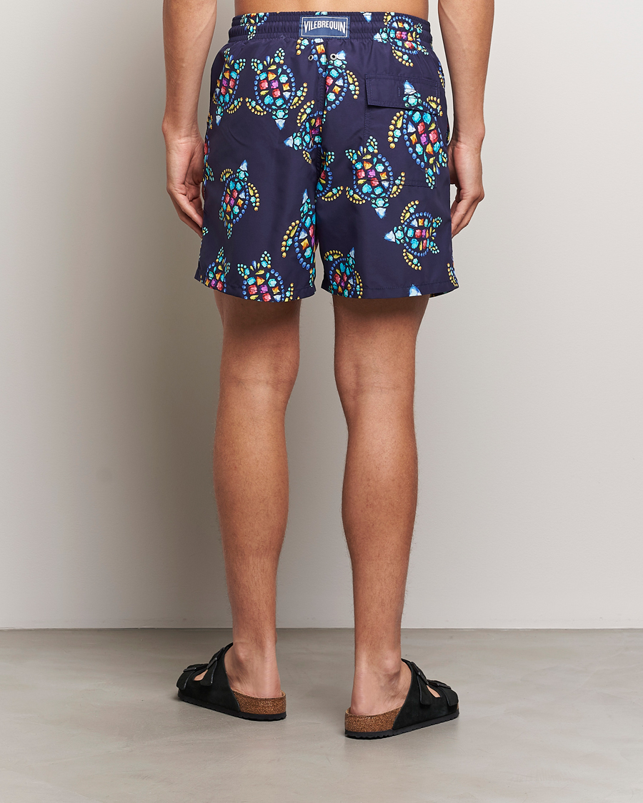 Herre | Badebukser | Vilebrequin | Moorea Printed Swimshorts Minuit