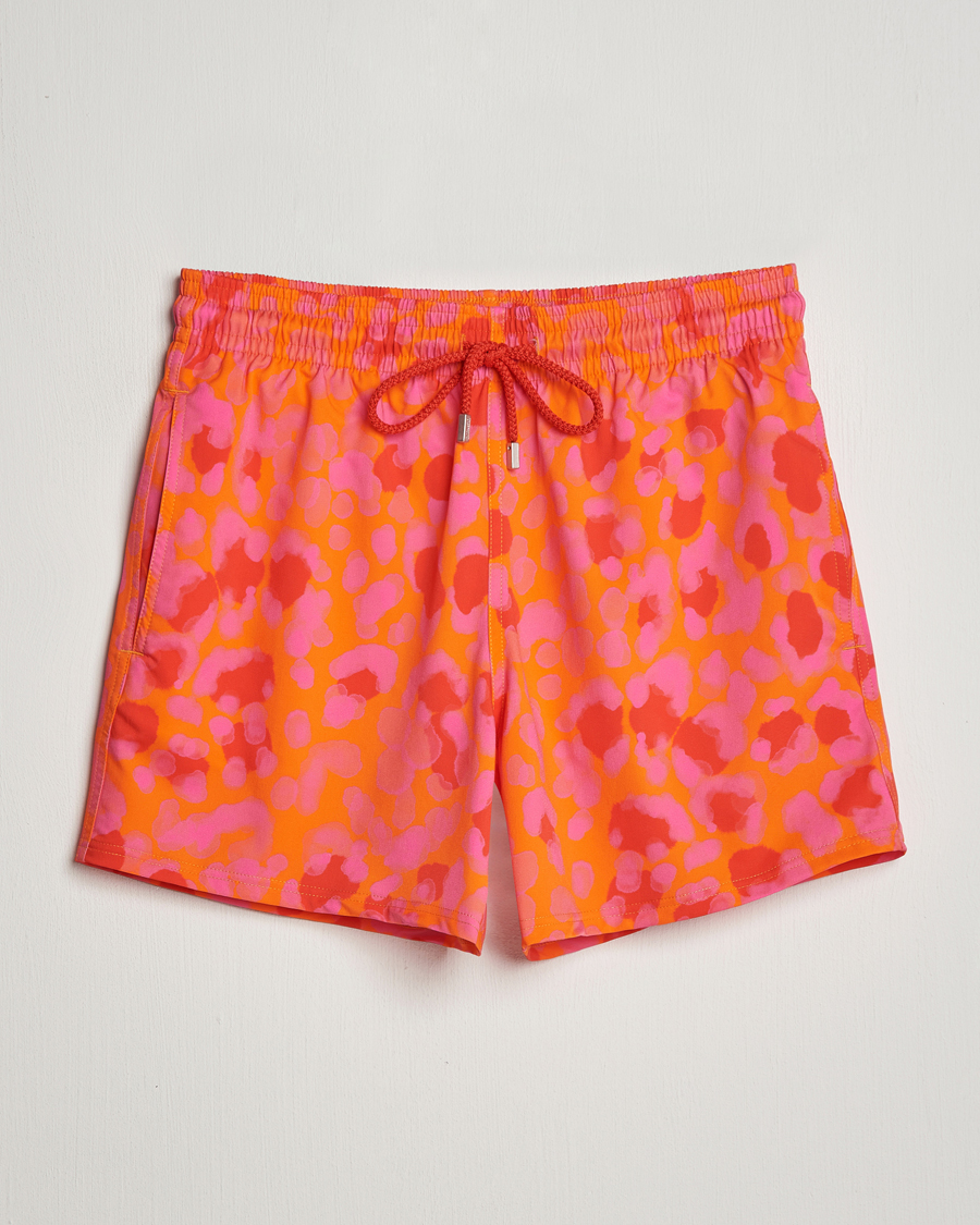 Herre | Badebukser | Vilebrequin | Moorise Printed Swimshorts Abricot
