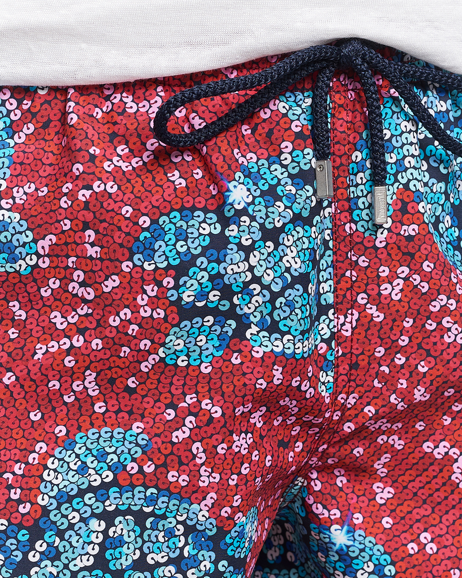 Herre | Badebukser | Vilebrequin | Moorea Printed Swimshorts Merlot