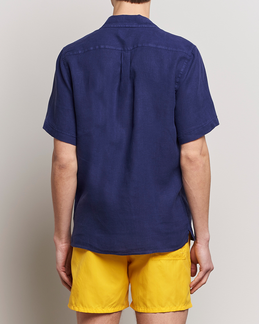 Herre | Skjorter | Vilebrequin | Carhli Resort Short Sleeve Shirt Minuit