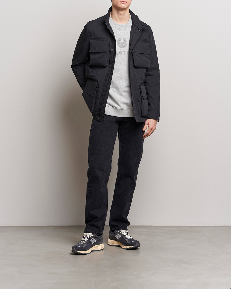 Herre | Jakker | Belstaff | Sprint Cotton Field Jacket Black
