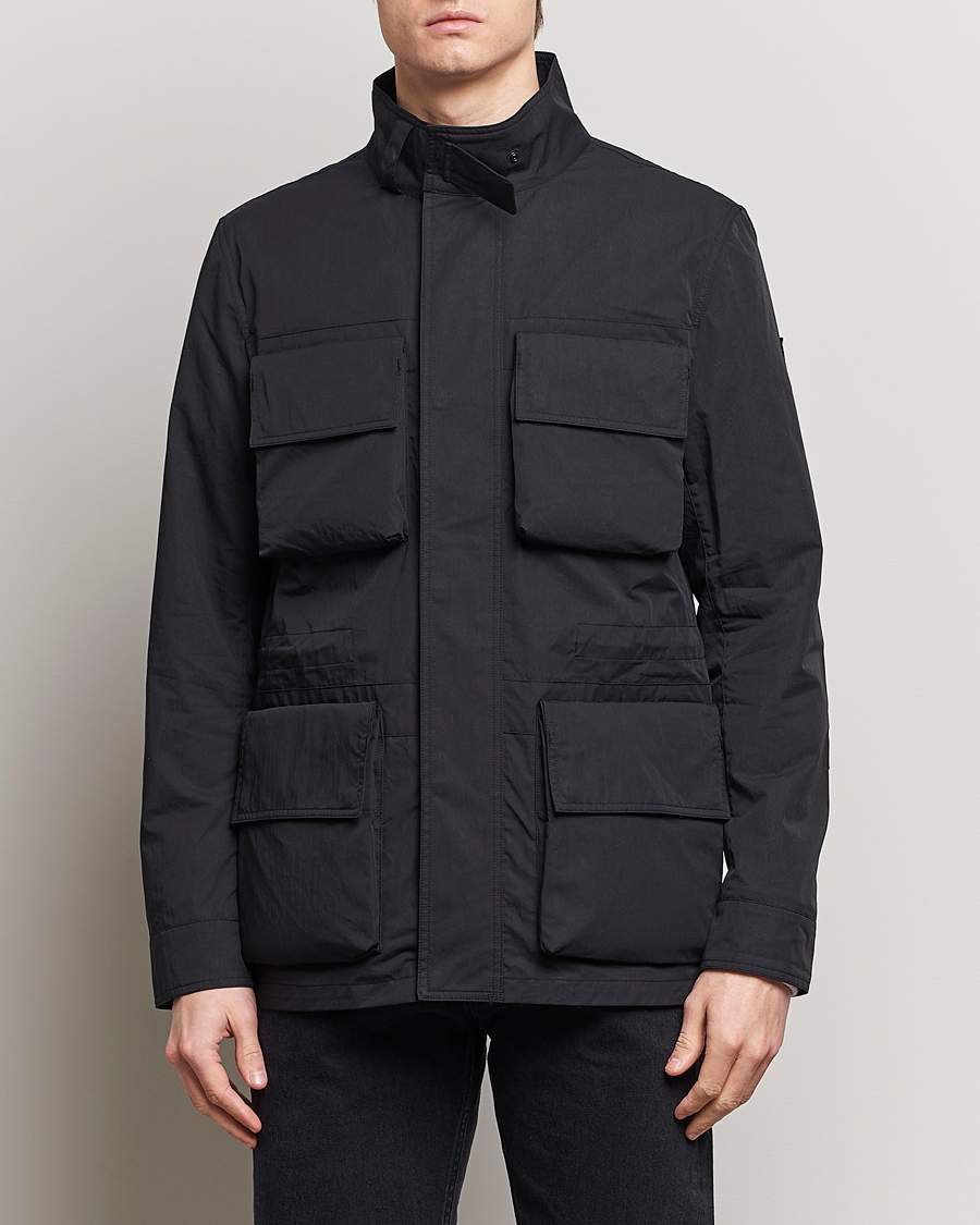 Men |  | Belstaff | Sprint Cotton Field Jacket Black