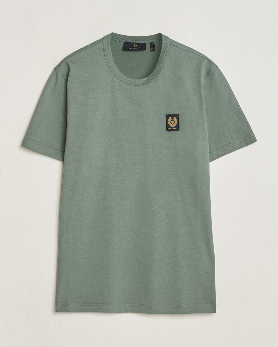 Herre | T-Shirts | Belstaff | Cotton Logo T-Shirt Mineral Green