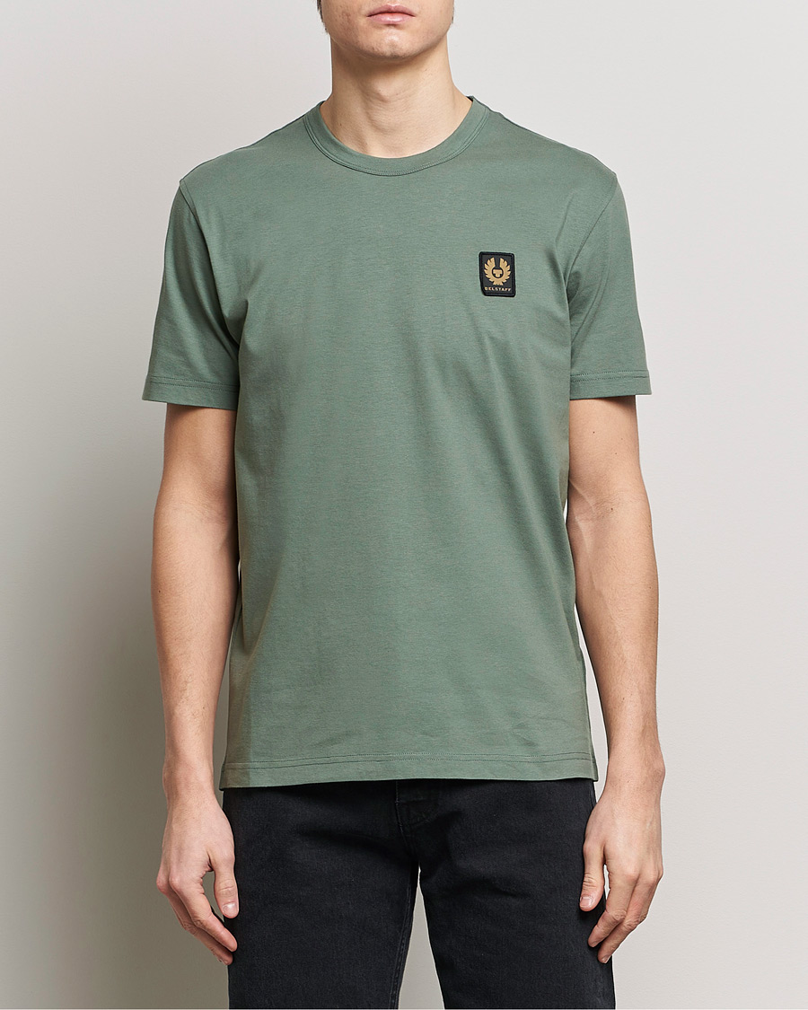 Herre | Afdelinger | Belstaff | Cotton Logo T-Shirt Mineral Green