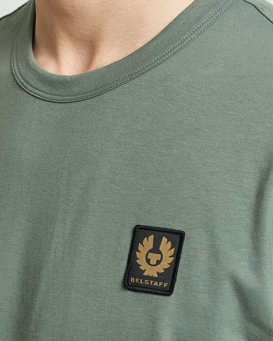 Herre | T-Shirts | Belstaff | Cotton Logo T-Shirt Mineral Green