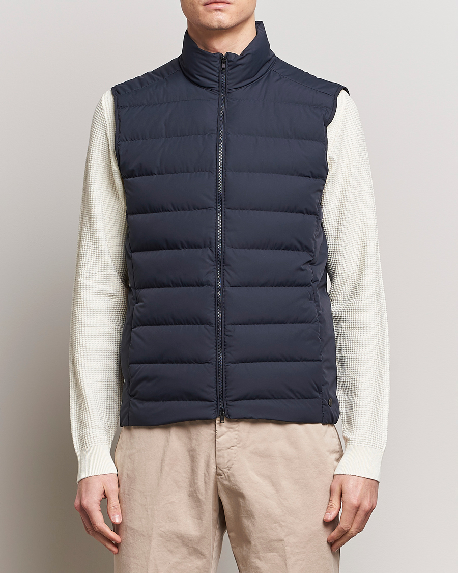 Herre |  | Scandinavian Edition | Ratio II Lightweight Padded Vest Midnight Blue