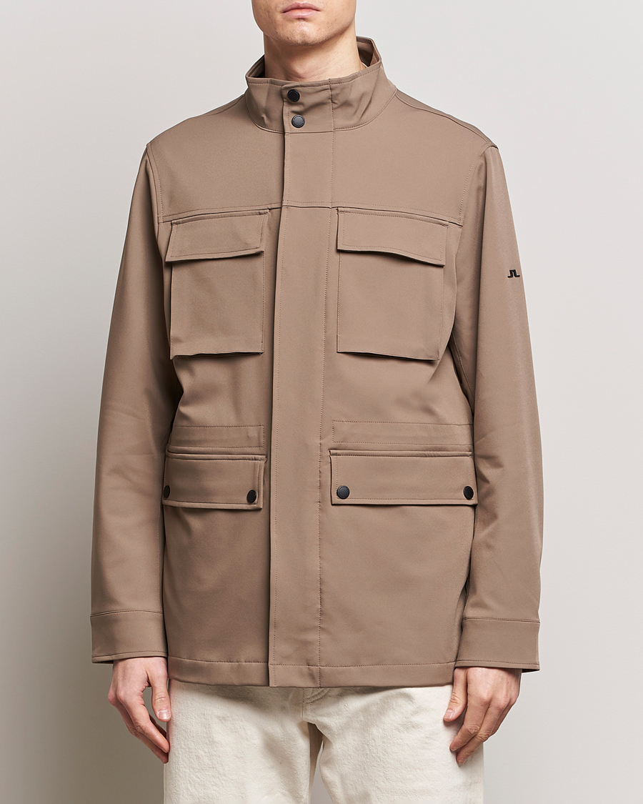 Herre | Field jackets | J.Lindeberg | Ripley 4-Way Stretch Field Jacket Walnut
