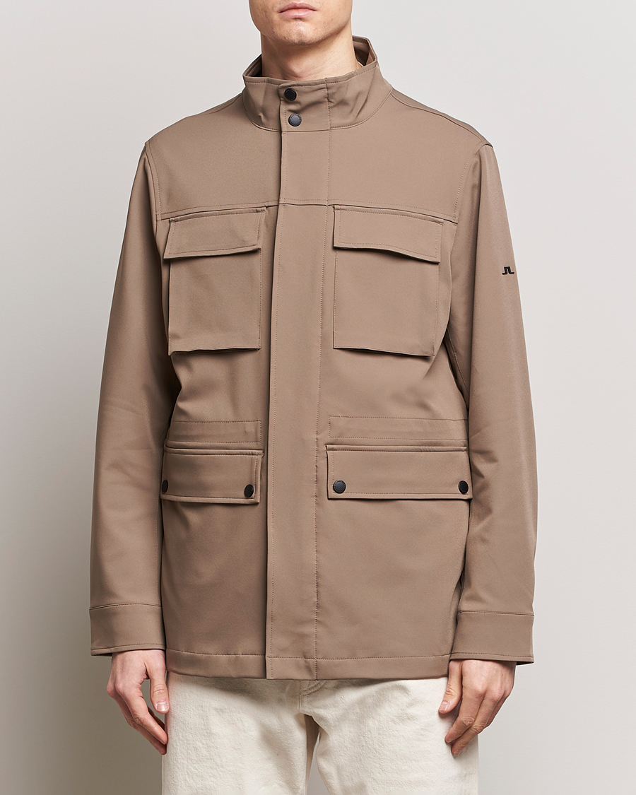 Herre | Forårsjakker | J.Lindeberg | Ripley 4-Way Stretch Field Jacket Walnut