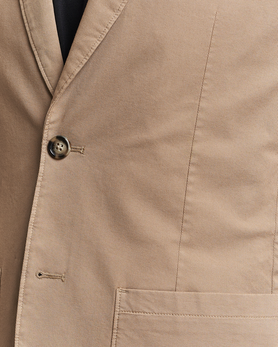 Herre | Blazere & jakker | J.Lindeberg | Elton Garment Dyed Cotton Blazer Batique Khaki