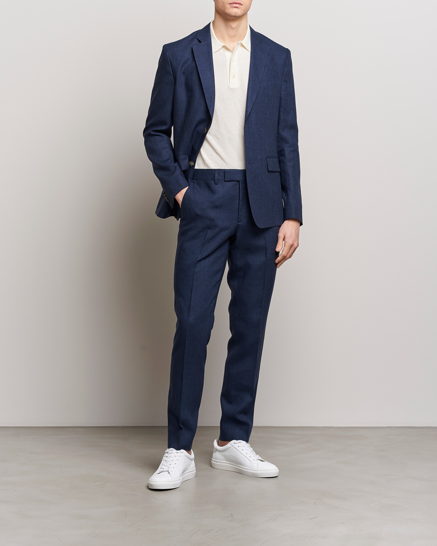 Herr |  | J.Lindeberg | Hopper Super Linen Blazer Navy