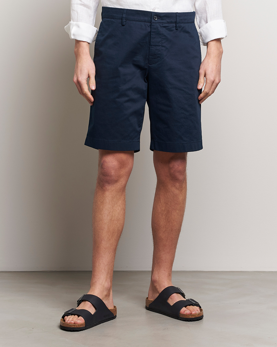 Herr | Kläder | J.Lindeberg | Nathan Cloud Satin Shorts Navy