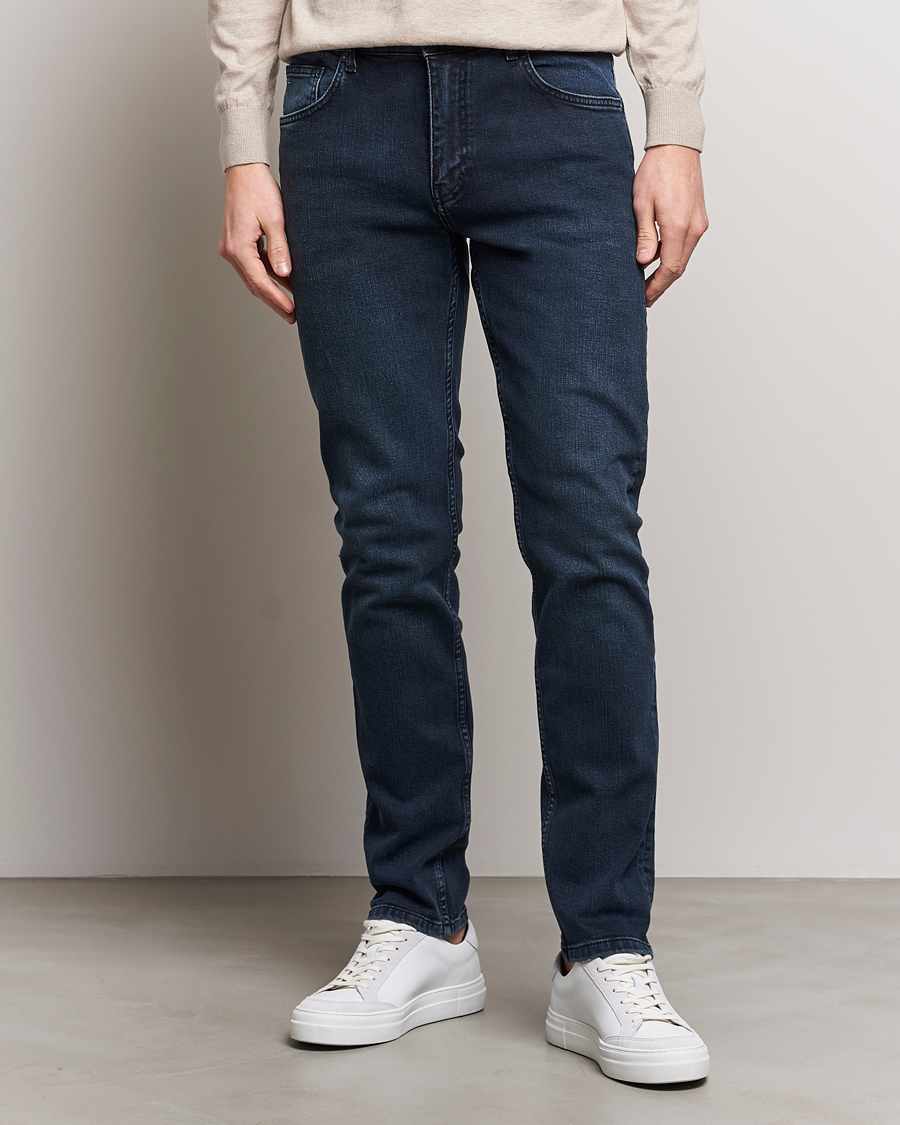 Herre | Slim fit | J.Lindeberg | Jay Active Blueblack Jeans Dark Blue