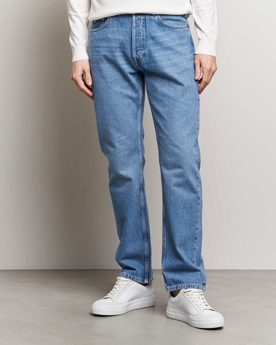 Herre | Tøj | J.Lindeberg | Cody Washed Regular Jeans Light Blue