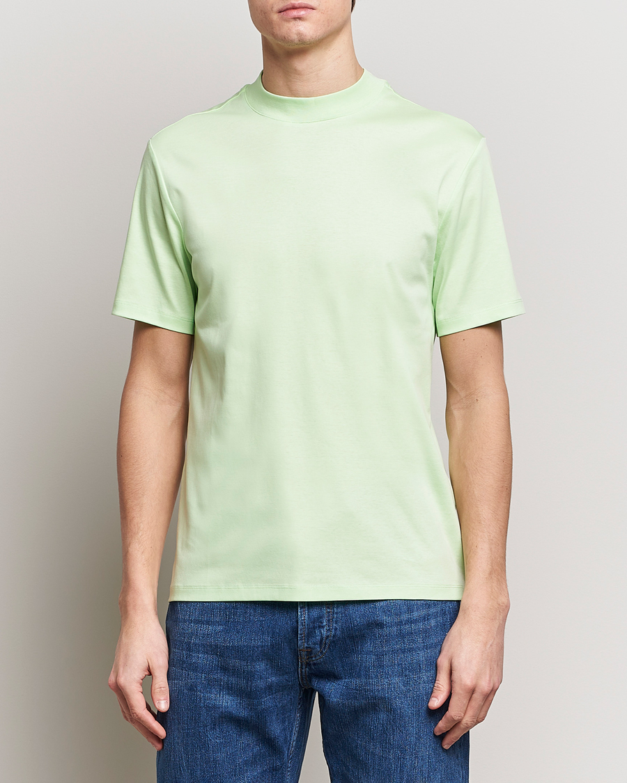 Herre | Business & Beyond | J.Lindeberg | Ace Mock Neck T-Shirt Paradise Green