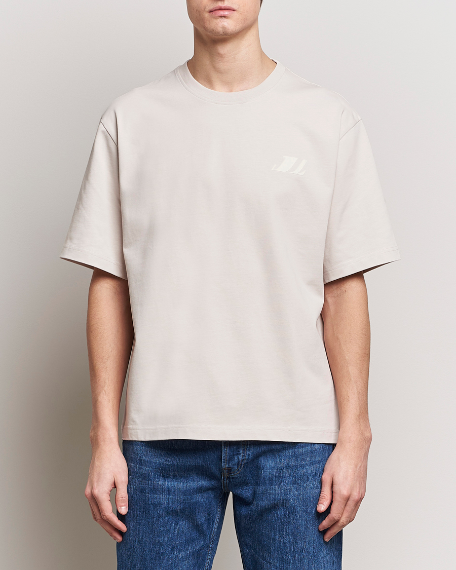 Herre | Kortærmede t-shirts | J.Lindeberg | Cameron Loose T-Shirt Moonbeam