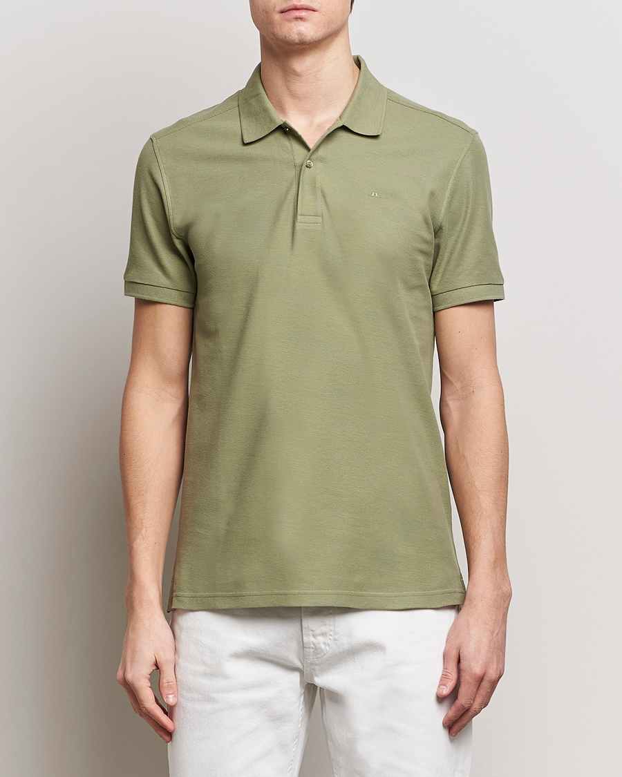 Herre | Polotrøjer | J.Lindeberg | Troy Polo Shirt Oil Green