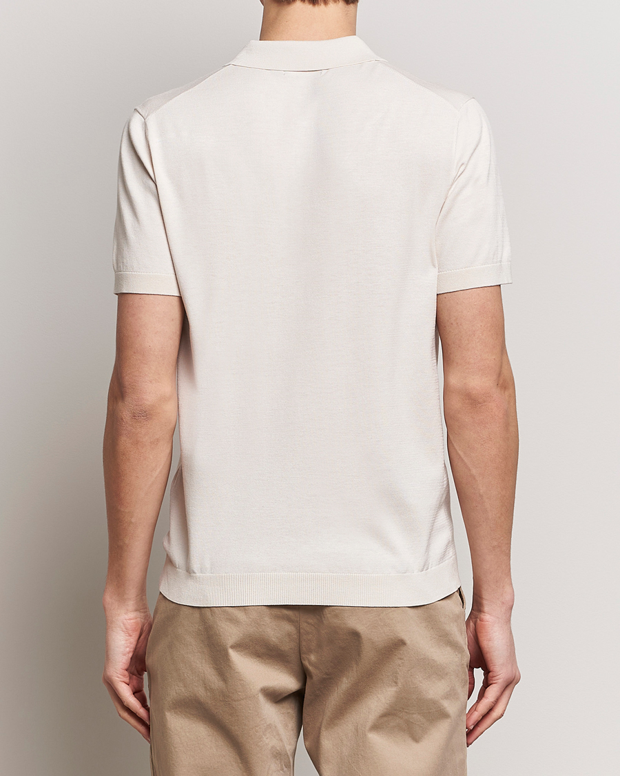 Herre | Polotrøjer | J.Lindeberg | Ridge Rayon Silk Polo Moonbeam