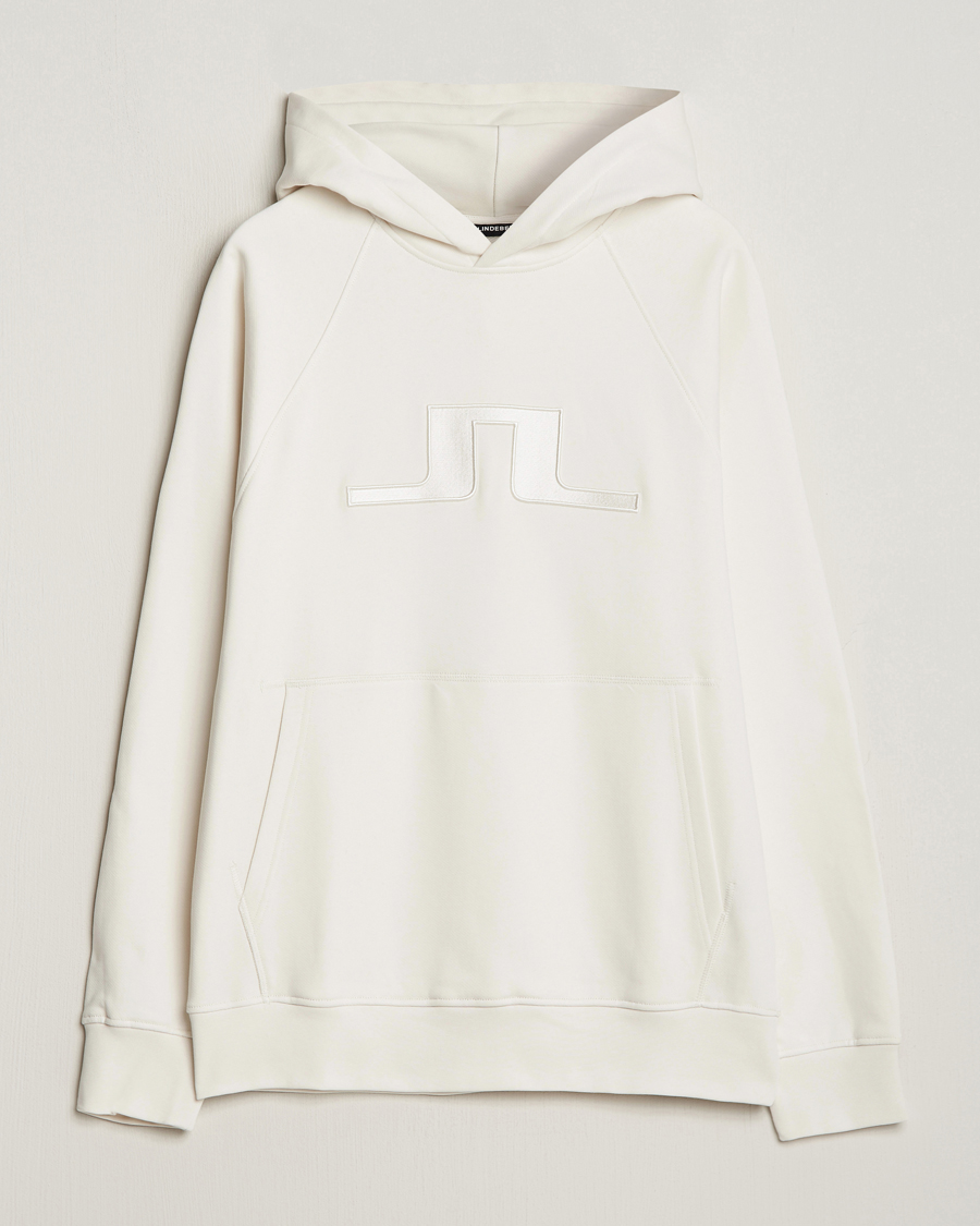Herre | Trøjer | J.Lindeberg | Callan Bridge Hoodie Cloud White