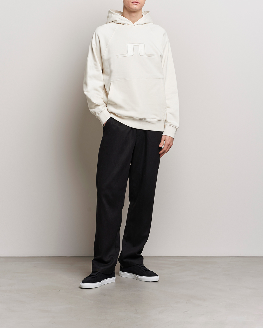 Herre | Trøjer | J.Lindeberg | Callan Bridge Hoodie Cloud White
