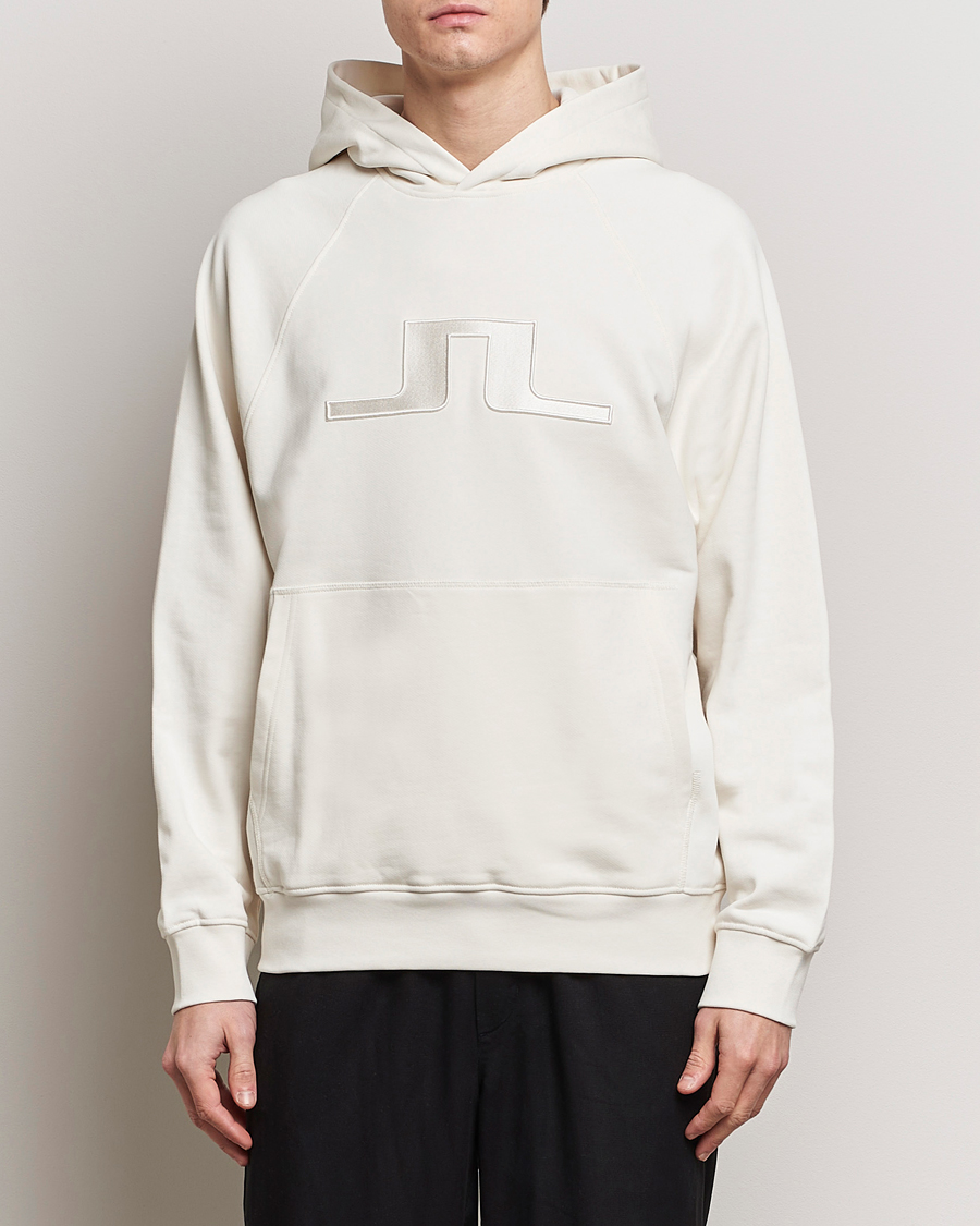 Herre | J.Lindeberg | J.Lindeberg | Callan Bridge Hoodie Cloud White