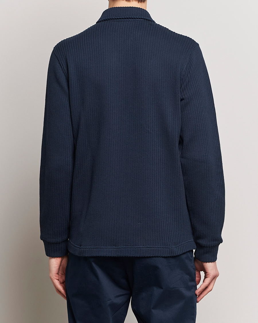 Herre | Trøjer | J.Lindeberg | Lansa Jersey Zip Jacket Navy