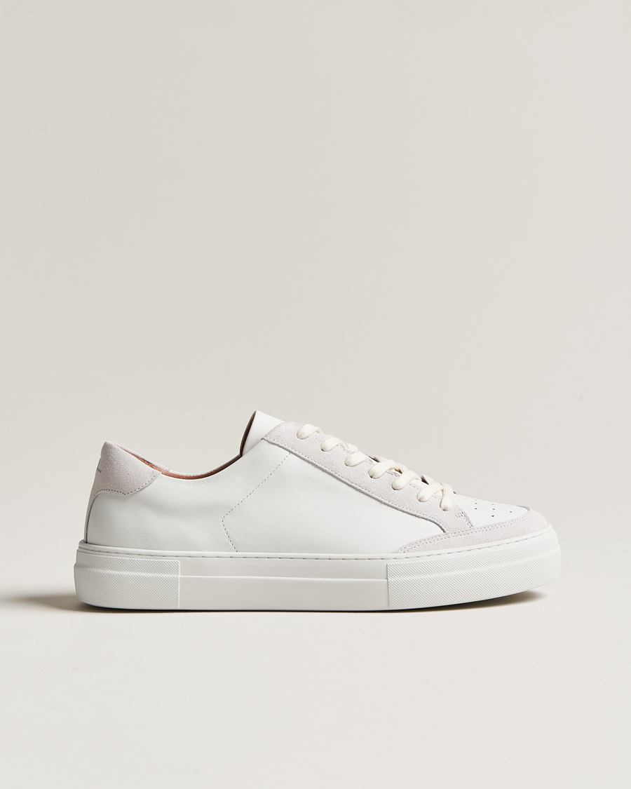 Herre | J.Lindeberg Art Signature Leather Sneaker White | J.Lindeberg | Art Signature Leather Sneaker White
