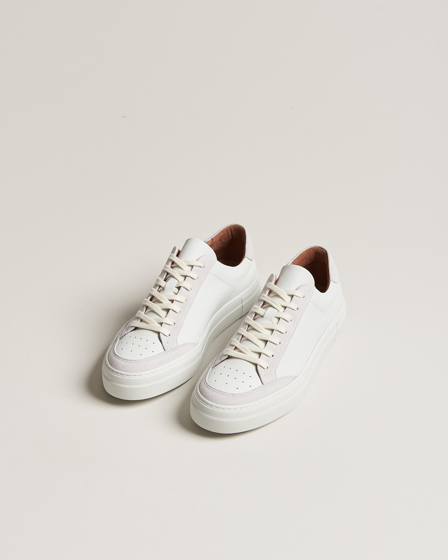 Herre | Hvide sneakers | J.Lindeberg | Art Signature Leather Sneaker White