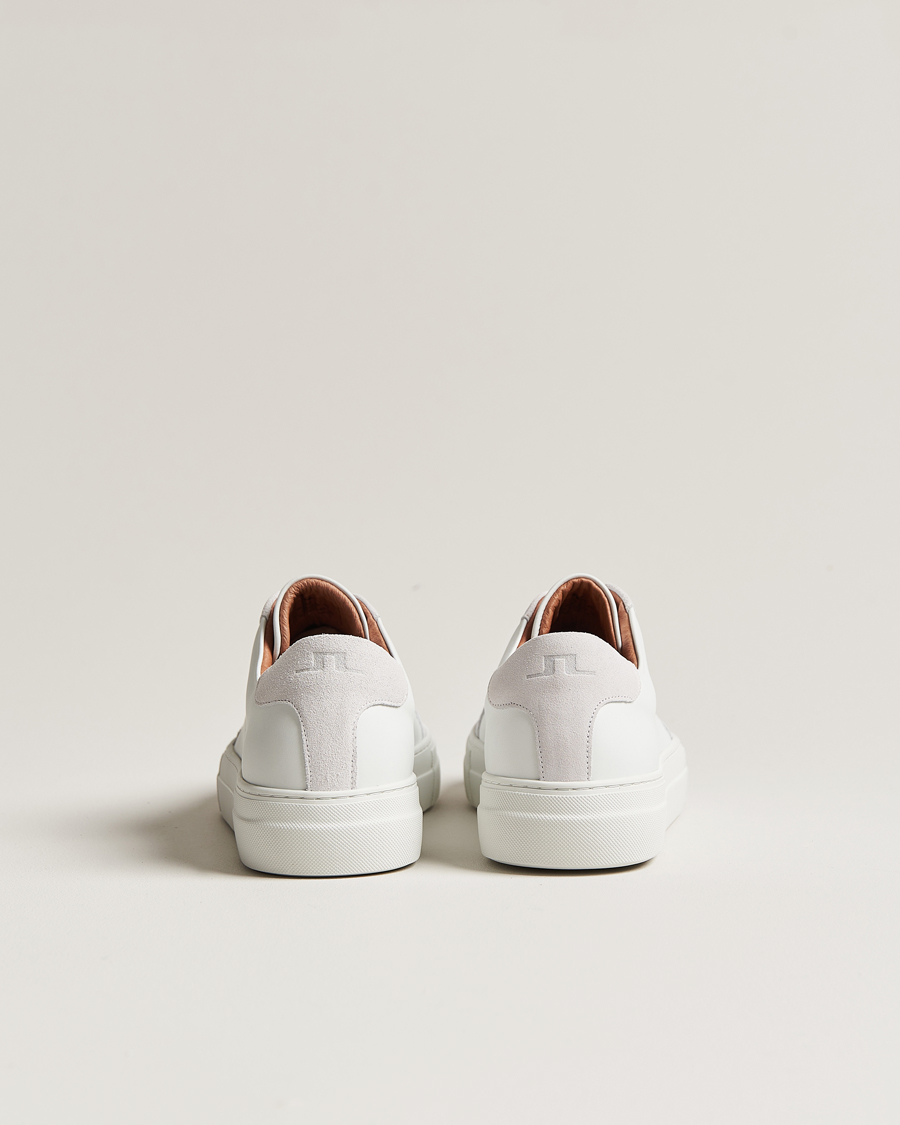 Herre | J.Lindeberg Art Signature Leather Sneaker White | J.Lindeberg | Art Signature Leather Sneaker White