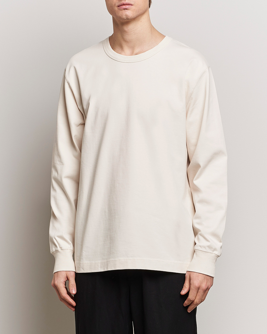 Herre | Langærmede t-shirts | CDLP | Heavyweight Long Sleeve T-Shirt Off White