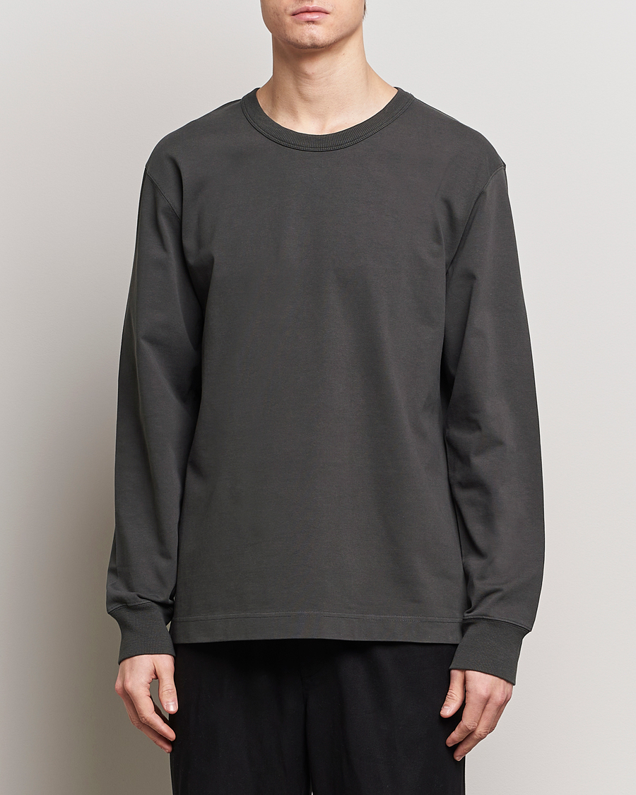 Herre | Contemporary Creators | CDLP | Heavyweight Long Sleeve T-Shirt Charcoal