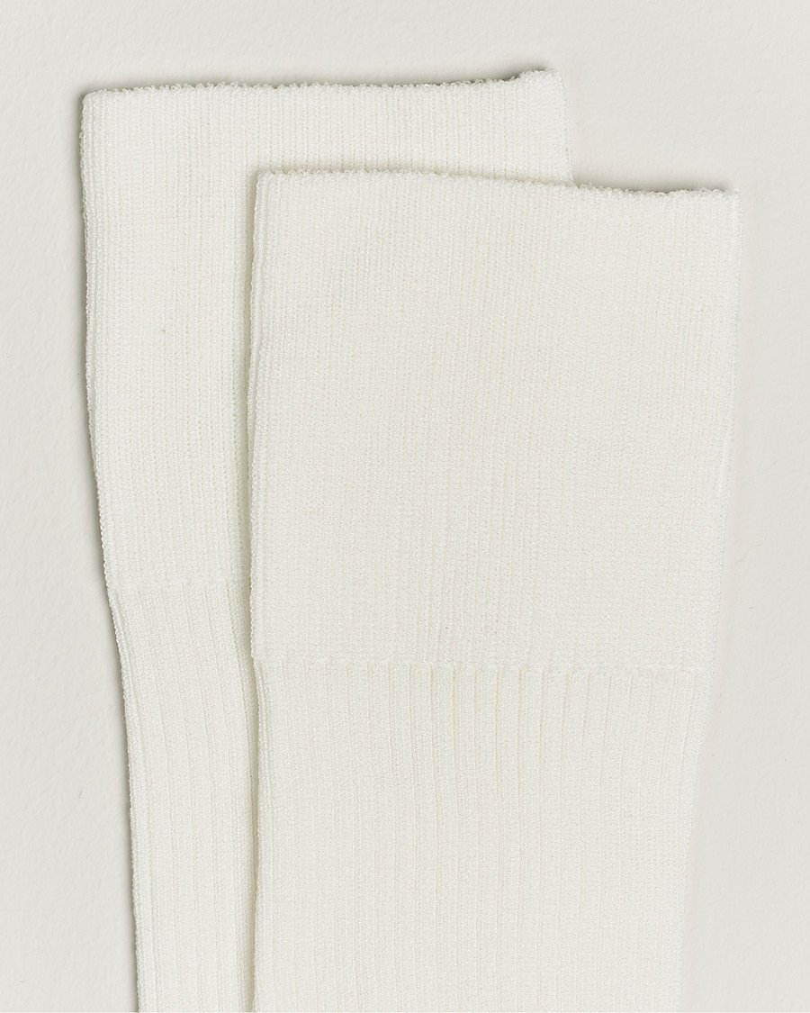 Herre | Strømper | CDLP | Cotton Rib Socks White