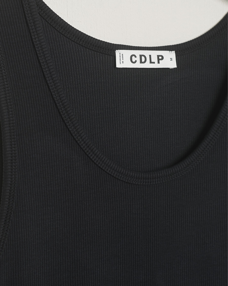 Herre | Sorte t-shirts | CDLP | Rib Tank Top Off Black