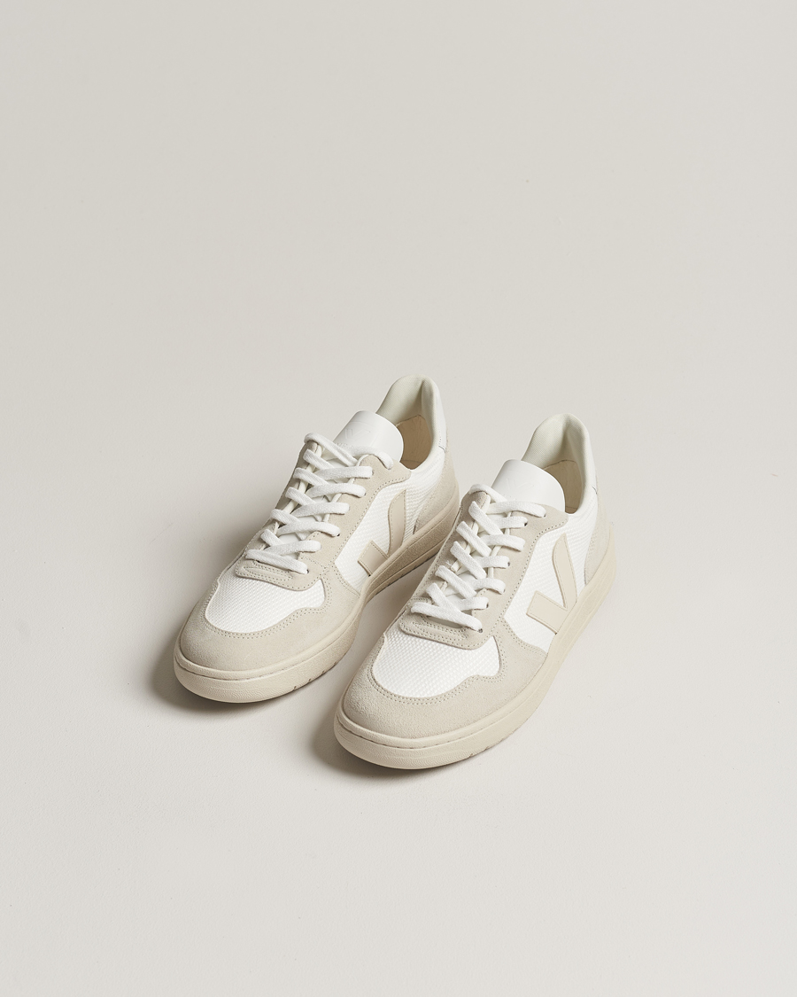 Herre | Afdelinger | Veja | V-10 Mesh Sneaker White/Natural Pierre