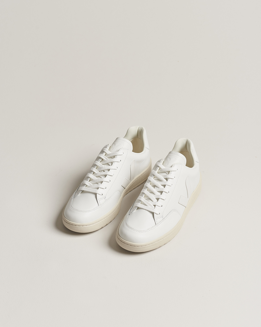 Herre | Hvide sneakers | Veja | V-12 Leather Sneaker Extra White