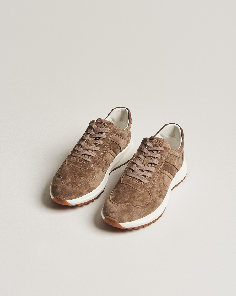 Herre | Bally | Bally | Darsyl Suede Running Sneaker Deep Sepia