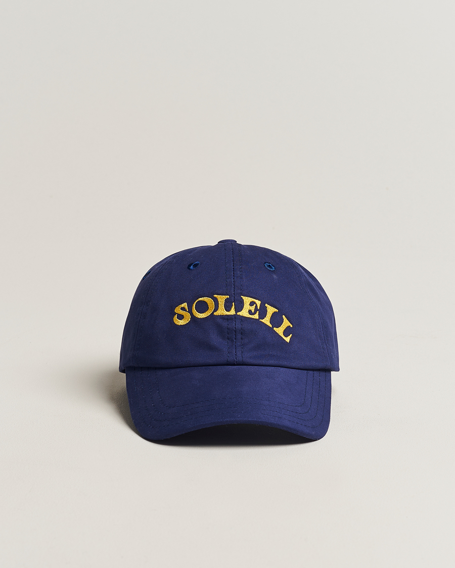 Herre | Drake's Soleil Baseball Cap Navy | Drake's | Soleil Baseball Cap Navy