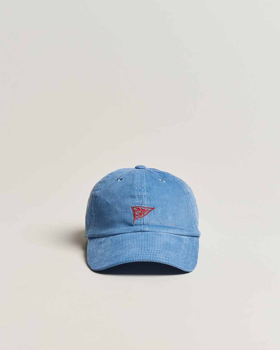 Herre | Drake's Pigeon Flag Baseball Cap Light Blue | Drake's | Pigeon Flag Baseball Cap Light Blue