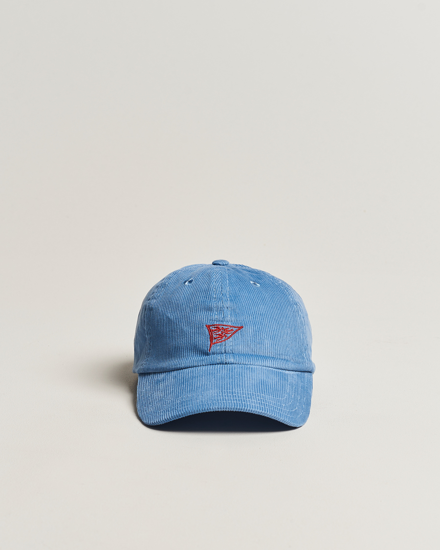 Herre |  | Drake\'s | Pigeon Flag Baseball Cap Light Blue