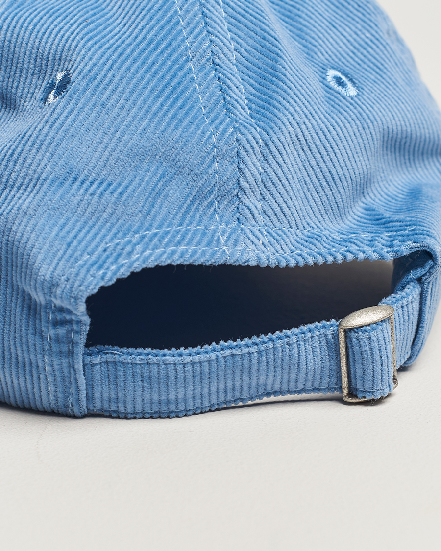 Herre | Drake's Pigeon Flag Baseball Cap Light Blue | Drake's | Pigeon Flag Baseball Cap Light Blue
