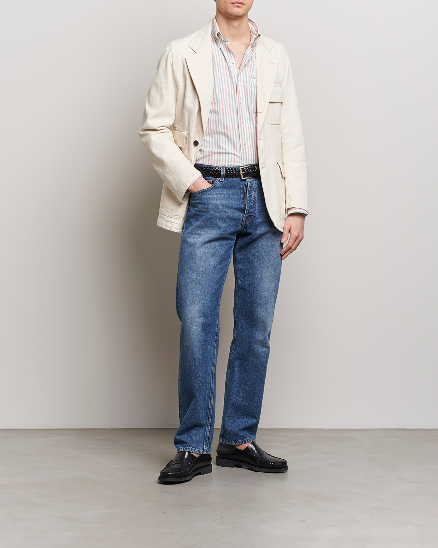 Herre | Blazere & jakker | Drake's | MKIV Denim Games Blazer Ecru