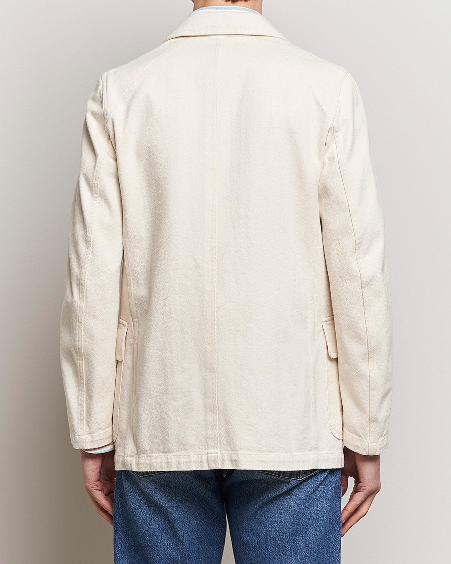 Herre | Blazere & jakker | Drake's | MKIV Denim Games Blazer Ecru