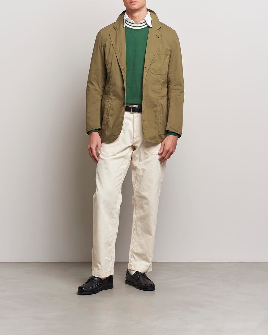 Herre | Blazere & jakker | Drake's | MKVIII Lightweight Double Games Blazer Olive