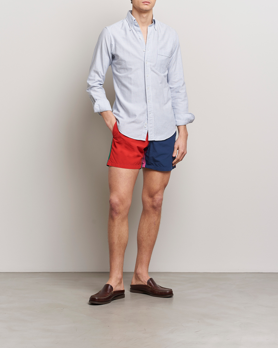 Herre | Badebukser | Drake's | Colourblock Swimshorts Multi