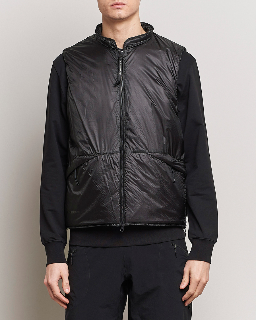 Herre | Moderne jakker | C.P. Company | Nada Shell Primaloft Ripstop Vest Black