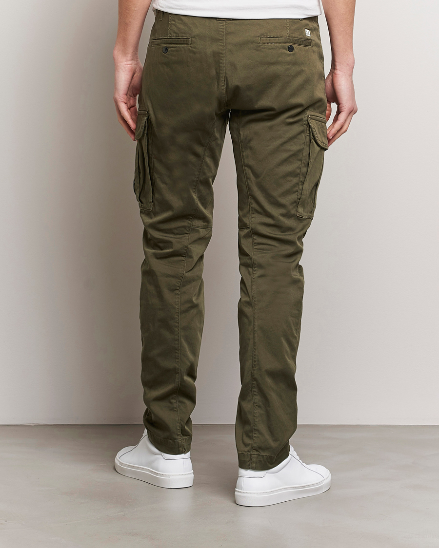 Herre | Bukser | C.P. Company | Satin Stretch Cargo Pants Army