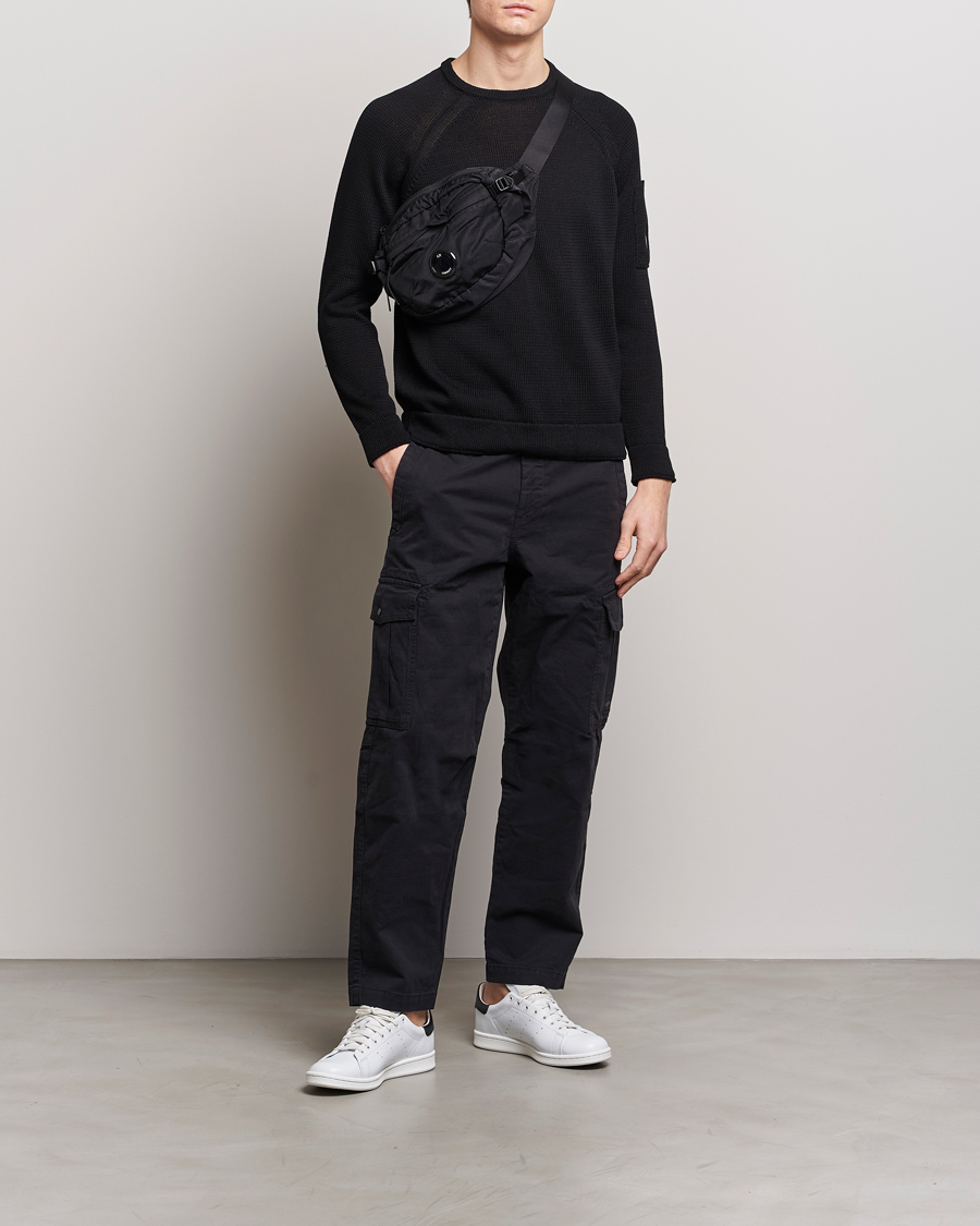 Herre | Trøjer | C.P. Company | Compact Cotton Lens Crewneck Black