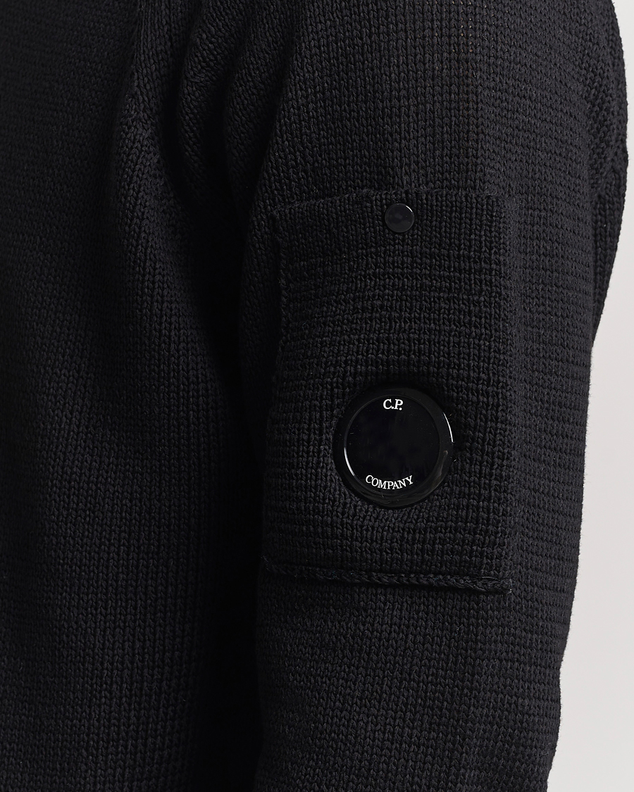 Herre | Trøjer | C.P. Company | Compact Cotton Lens Crewneck Black