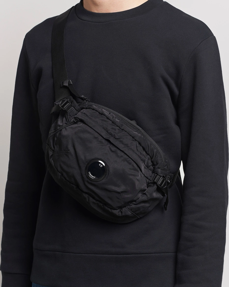 Herre | Skuldertasker | C.P. Company | Nylon B Small Accessorie Bag Black